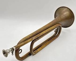 1950s Brass bugle