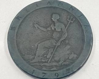 1797 britain pence coin