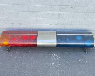 retired police light bar