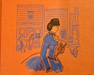 VINTAGE "LITTLE TOWN ON THE PRAIRIE" BY LAURA INGALLS WILDER.