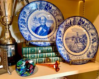 TEXAS CENTENNIAL PLATES, RARE OUT OF CZECH.