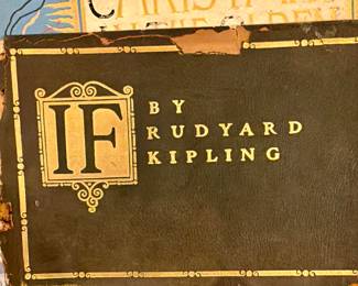Antique rare edition “If” by Rudyard Kipling 