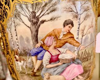 HAND PAINTED AND SIGNED.