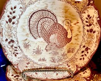 UCAGCO BROWN TURKEY PLATES.
