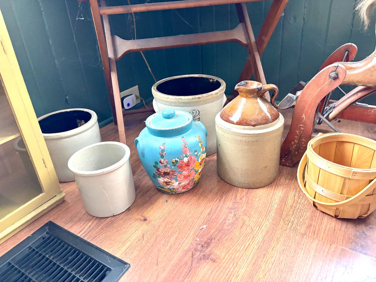 Assortment of crocks & pitchers