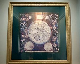 Framed World Map Print