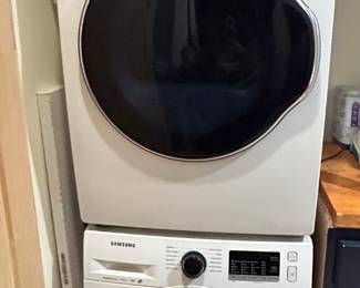 Samsung front-load stackable set