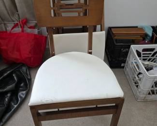 Nice mid century modern folding chairs $20 ea