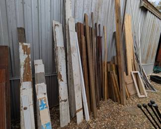 reclaimed and recent lumber