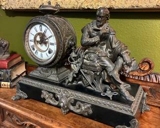 Ansonia Shakespeare mantle clock