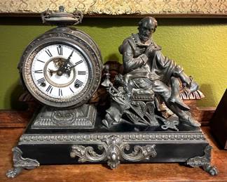 Ansonia Shakespeare mantle clock
