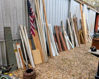 reclaimed and recent lumber