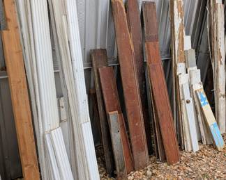 reclaimed and recent lumber