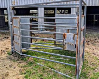 Longhorn Cattle Chute up for sale and will consider pre-selling that piece