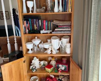 Milk glass  Christmas