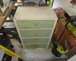 Vintage Metal Chest of Drawers