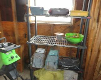 Chipper, Traps, Shelves