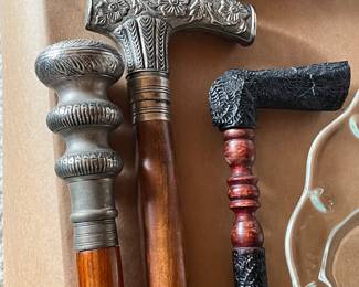 Antique walking sticks