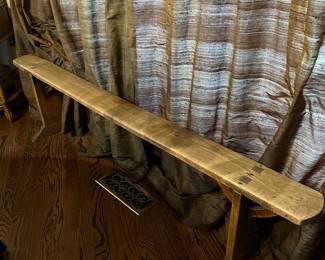 Old pegged bench