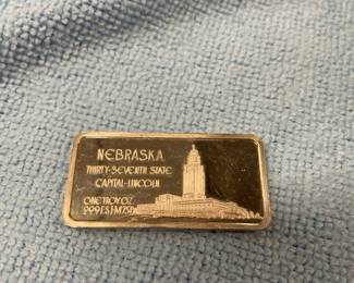 1 ounce pure silver bar