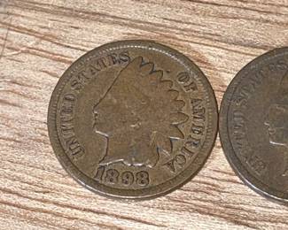 19th century Indian head pennies