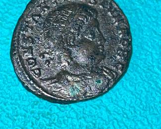 Collection of third and fourth century A.D. Roman coins