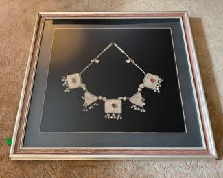 Antique Hand-made Sterling Silver Wedding Necklace / COA Included