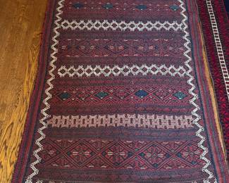 Hand-knotted Persian Kilim Wool Rug (91"L x 48-1/2"W)