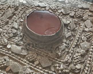 Antique Hand-made Sterling Silver Wedding Necklace / COA Included