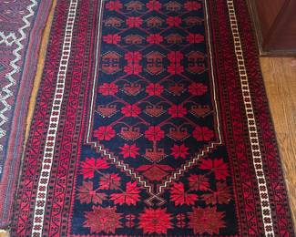 Hand-knotted Turkish Yagcibedir Wool Rug (80"L x 42-1/2"W)
