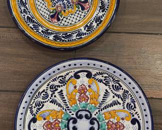 Talavera plates- set not pictured 