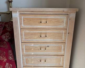 Matching nightstand and 5 drawer chest