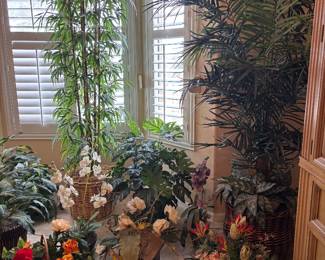 Artificial plants and trees.