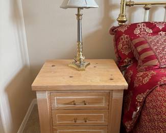 Matching nightstand and 5 drawer chest
