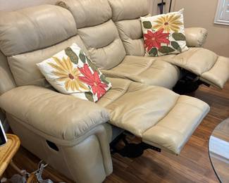 Recliner sofa with matching loveseat