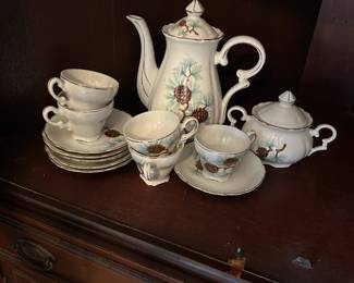 Nice china tea set.