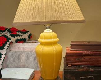 MCM yellow lamp.