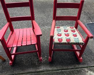 Pair of rocking chairs from 1960's