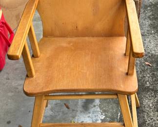 1960's high chair.