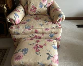 NICE chair and ottoman.