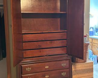 Inside of bedroom wardrobe.