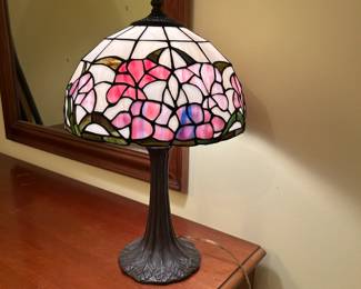 Tiffany style lamp.