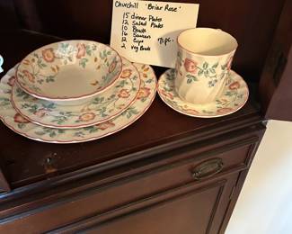 England Churchill "Briar Rose".  Large set.