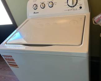 Less than one year old Amana washing machine.