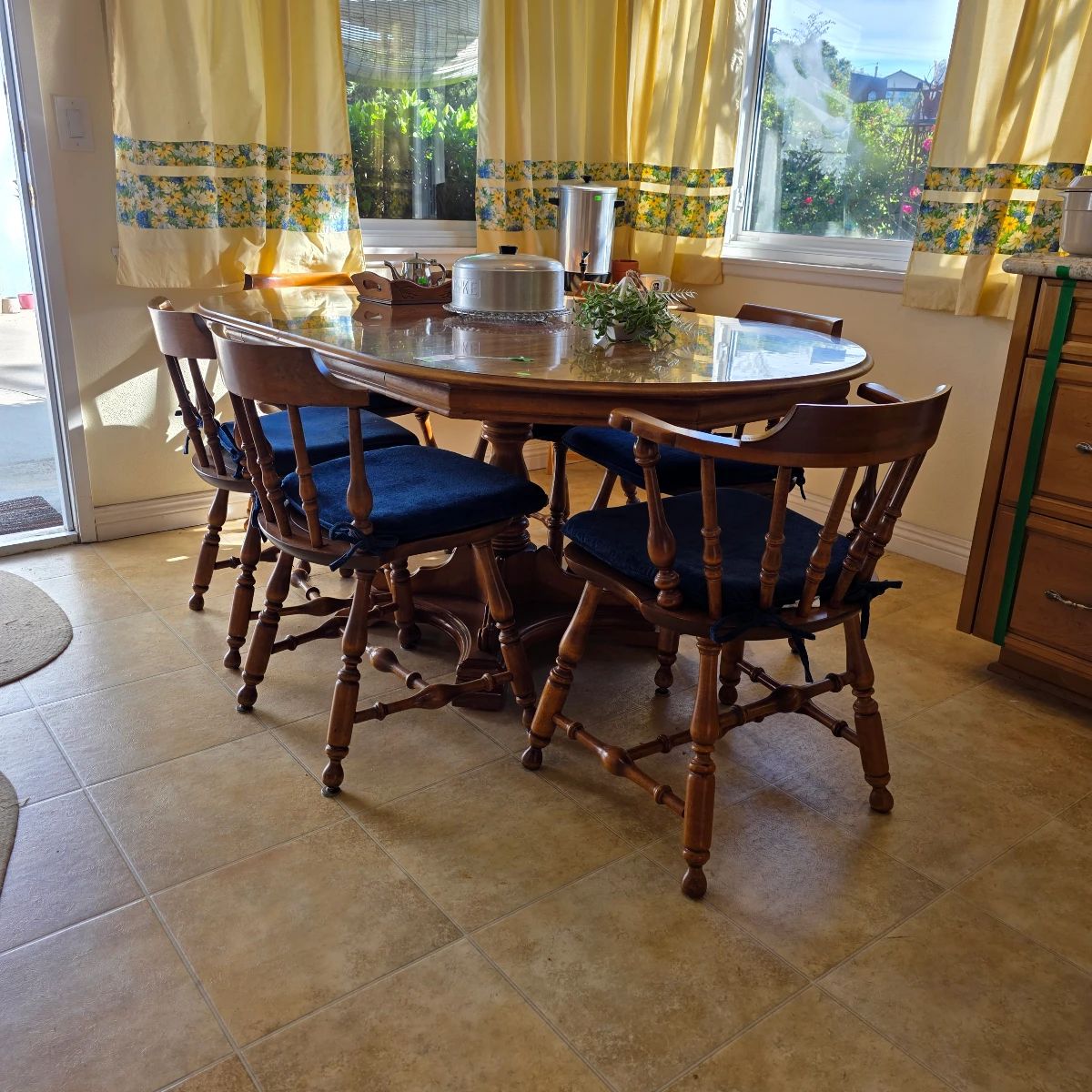 Nichols and Stone solid maple dining set