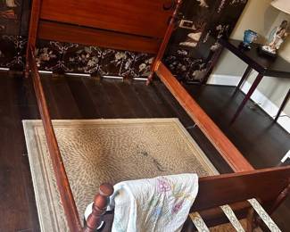 Vintage Full / Double Wood Bedframe  Very good condition with some minor scratches from age.  Must be able to move and load yourself