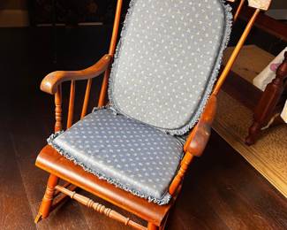Vintage Rocking Chair with Cushions Great condition 21” across