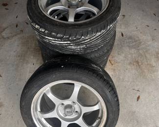 SSR Type C Wheels and Goodyear Tires  Good condition. Garage kept.  Some VERY minor imperfections 