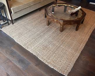 Pottery Barn 8’ x 10’ Jute Rug  Great condition with the exception a few small pulls  Must be able to move and load yourself
