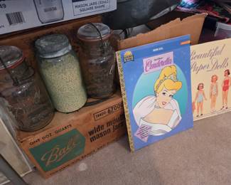 Antique canning jars